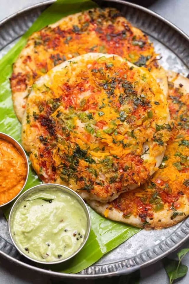 Spicy Uttapam.