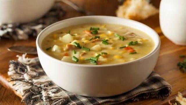 Sweet Corn Chicken Soup.
